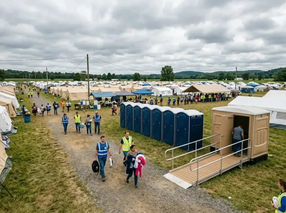 disaster-relief-camp-restrooms-010 — frequently asked questions, Dumpster & Portable Bathrooms Rental in Le Mars, IA